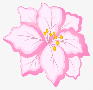White Pink Flower Png