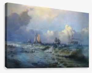 Boats Near Oresund Canvas Print - Øresund