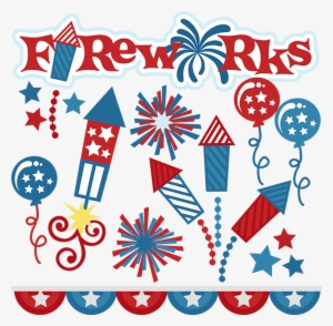 Fireworks Svg Cut Files For Scrapbooking Fireworks - 4th Of July Firework Svg