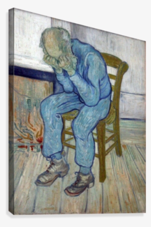 At Eternity S Gate By Van Gogh Canvas Print - Van Gogh Old Man In Sorrow