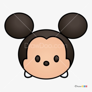 How To Draw Mickey Mouse, Disney Tsum Tsum - Tsum Tsum Mickey Png