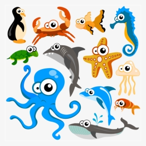 Fundo Do Mar 1 - Sea Animals Vector Free