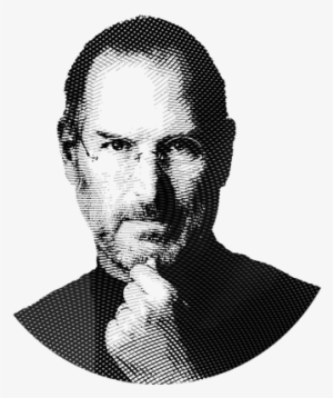 Engrave Photoshop Filter - Steve Jobs