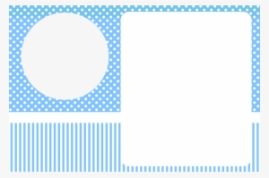 Fundo Azul Poá E Listras - Smurf Party Invitation Templates