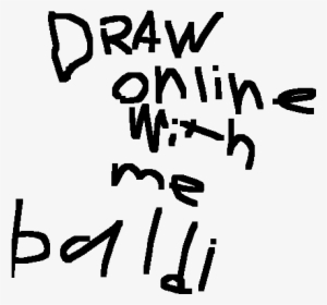 Svg Freeuse Library Pixilart Baldi The Parody Of By - Drawing