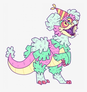 Hogwash The Dino Pinata - Pinata Fakemon