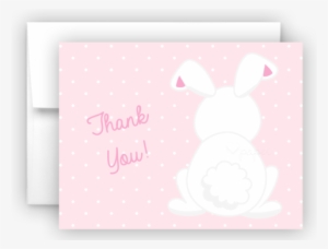 Bunny Rabbit B Thank You Cards Note Card Stationery - Greeting Card