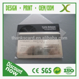 304 Stainless Steel Cheap Black Matte Metal Card Blank/ - علامة العاكسة على بطاقات الائتمان
