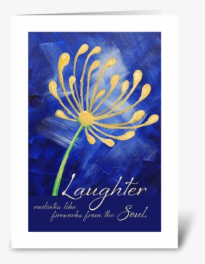 Laughter, Blank Greeting Card Greeting Card - Greeting Card