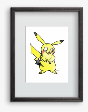 Pikachoon Art Print - Cartoon