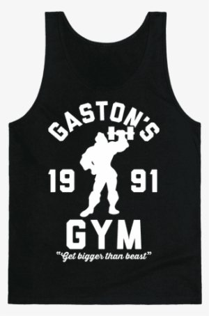 Gaston's Gym Tank Top - Ll Be In My Bedroom Making No Noise Shirt