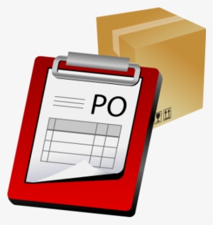 Png Black And White Library Warehouse Clipart Delivery - Purchase Order