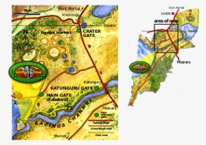 Queen Elizabeth National Park Information - Queen Elizabeth National Park Uganda Map