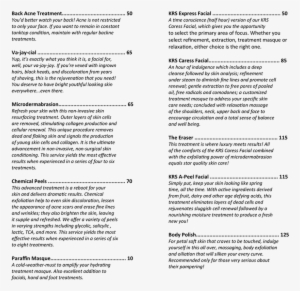 Facials & Body Treatments - 1 20 Questions For Instagram