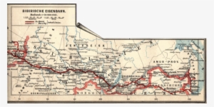 320 × 160 Pixels - Trans Siberian Railway Old Map