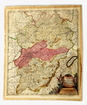 Old Map Of The Franche Comté Gérard Valk - Franche-comté