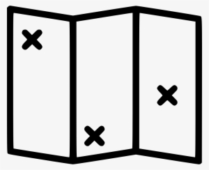 Map Turist Old Vintage Gps Mark Comments - Simbolos De Perigo Em Vetor