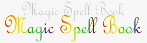 Magic Spell Book - Arcane Magic Spell Book