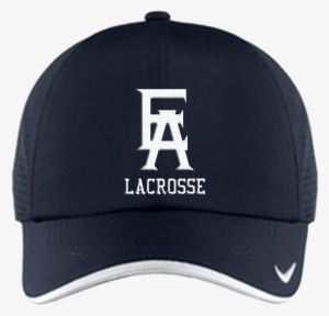 Ea Lacrosse Nike Golf - Custom Nike Dri-fit Black Swoosh Perforated Cap