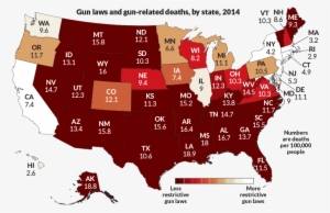 Gunfight-map - America Divided Into North And South