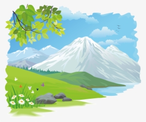 Clip Art Beautiful Scenery Transprent Png Free - Cartoon Images Of Hill Station