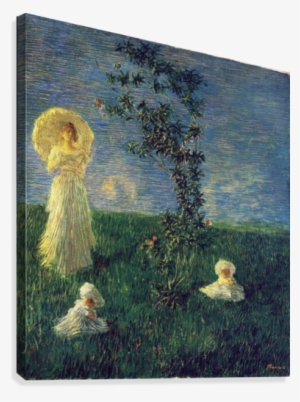 In The Meadow Canvas Print - Posterazzi Morning Scene Poster Print Evcmond025vj232h