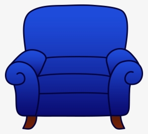 Armchair Clipart - Blue Things Clip Art
