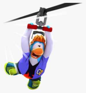 Non-members Can Now Use Ziplines On Club Penguin Island - Club Penguin Island Png