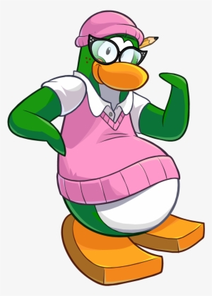 Auntarctic - Sueter Azul Club Penguin