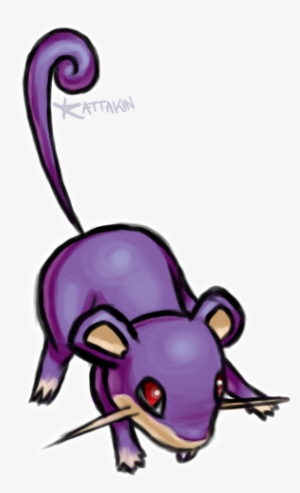 Rattata By Kattakin - Cartoon