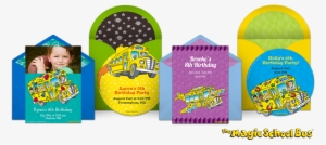 Magic School Bus Online Invitations - Magic School Bus