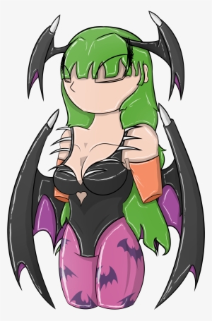 Human Suit - Morrigan Aensland - Cartoon