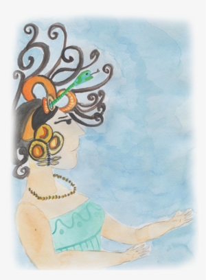 Diosa Luna Xcaret03 - Illustration
