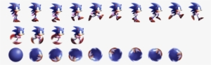 Sonic Hd Sprite By Moongrape - Sprite Game 2d Png