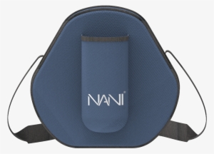 Nani Metallic Blue Polypropylene Lunch Box - Messenger Bag