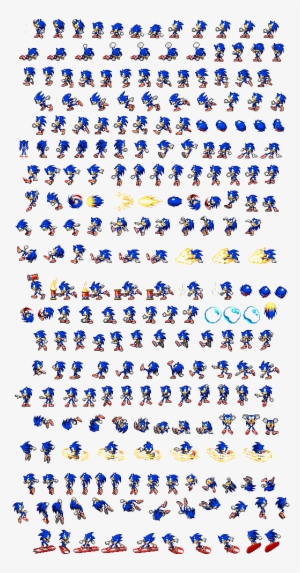 Sonic Advance 1 Sprite Sheet