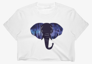 Women's Crop Top With Nani And Dodo Elephant - Crop Top