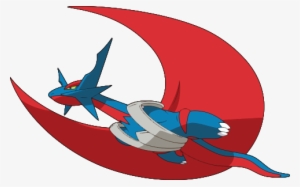 Look I'm Not Saying Devilman Is A Shiny Mega Salamence - Mega Salamence Anime Xy Png