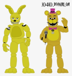 Springbonnie And Fredbear Fredbears - Fredbear's Family Diner Spring Bonnie