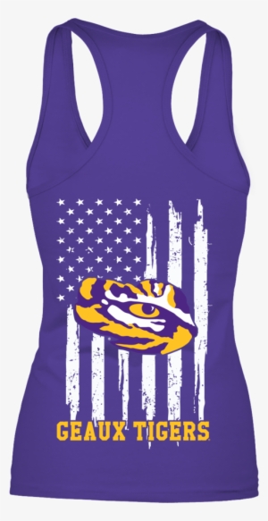 Geaux Lsu Tigers Nation Flag Slogan Back Shirt Noble - Shirt