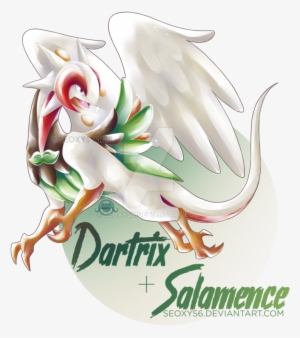 Dartrix X Salamence By Seoxys6 - Pokémon