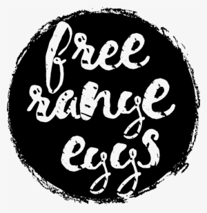 Free Range Eggs Rubber Stamp - Chicken