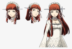 229kib, 834x574, P3m Chidori - Persona 3 Red Hair Girl