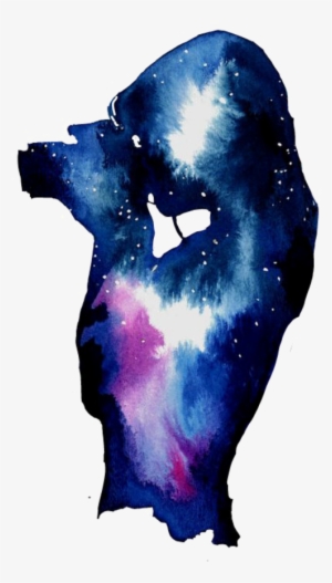 Tumblr Starrynight Galaxygirl Galaxy Girl Photograph - Dibujos De Estrellas Acuarela