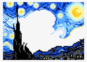 Starry Night - Pixel Art
