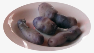 Plato De Papas Azules Hervidas - Fingerling Potato