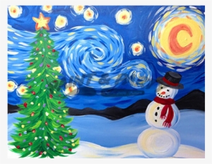 Starry Night Snowman - The Starry Night