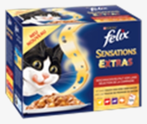 Picture Of Cat Food Felix 12*100g - Felix Sensations Extra