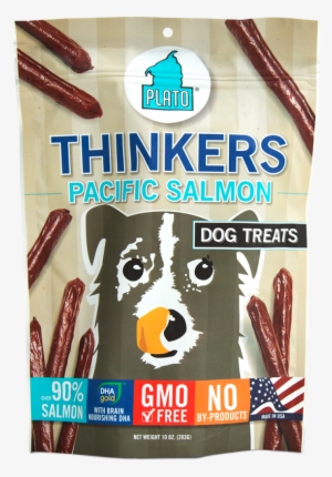Plato New Thinkers Wild Alaskan Salmon Sticks Dog Treats