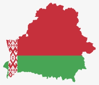 In Between A Rock And A Hard Place - Belarus Flag Map